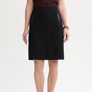 Banana Republic black skirt size 0P